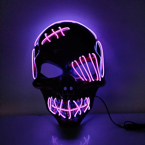 LED One-Eyed Pirate Halloween Mask