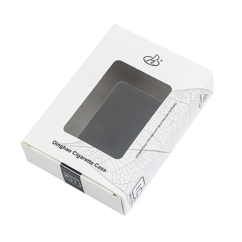 Personalized Flip Cover Coarse Metal Cigarette Case