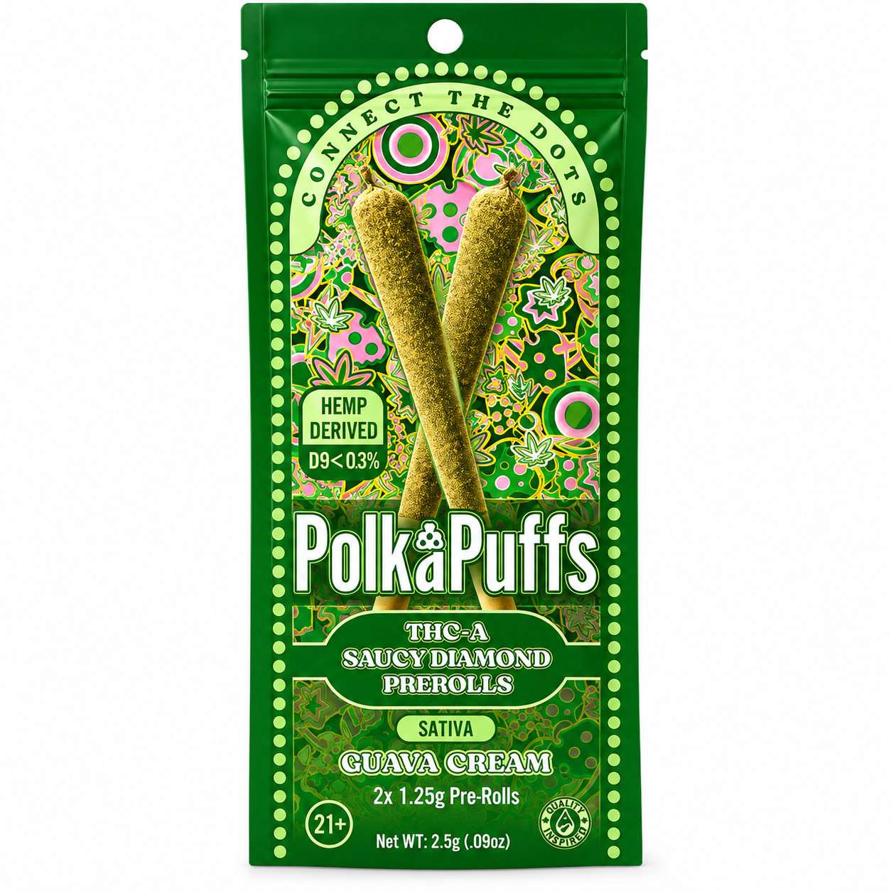 PolkaPuffs 1.25g THCA Pre-Rolls