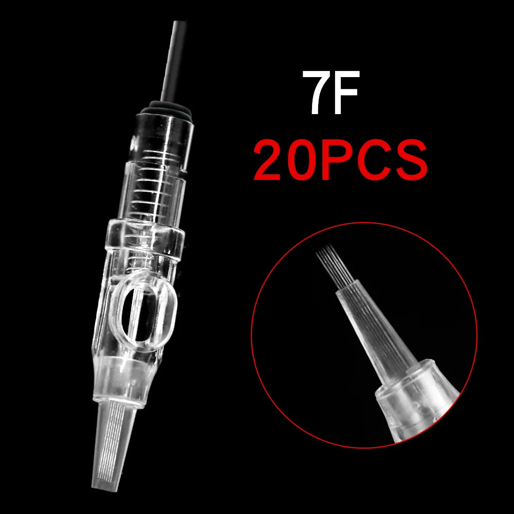 20Pcs Sterilized Tattoo Cartridge Needles 0.30MM PMU Permanent Eyebrow