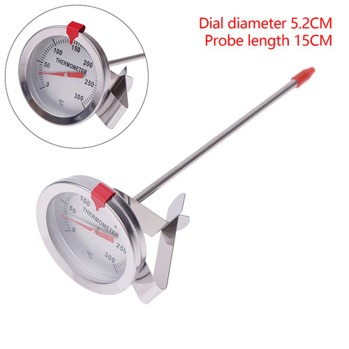 1 Pc Thermometer Kitchen Tools Probe Thermometer Milk Coffee Food Meat Gauge Stainless Steel Cooking Temperature Meter