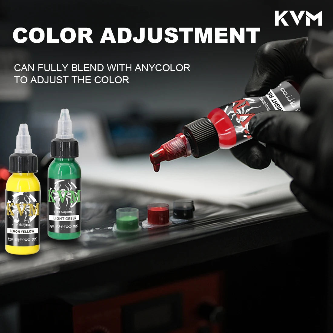 14Colors 1/oz Tattoo Ink Pigment Body Color Drawing Art Tattoo Ink