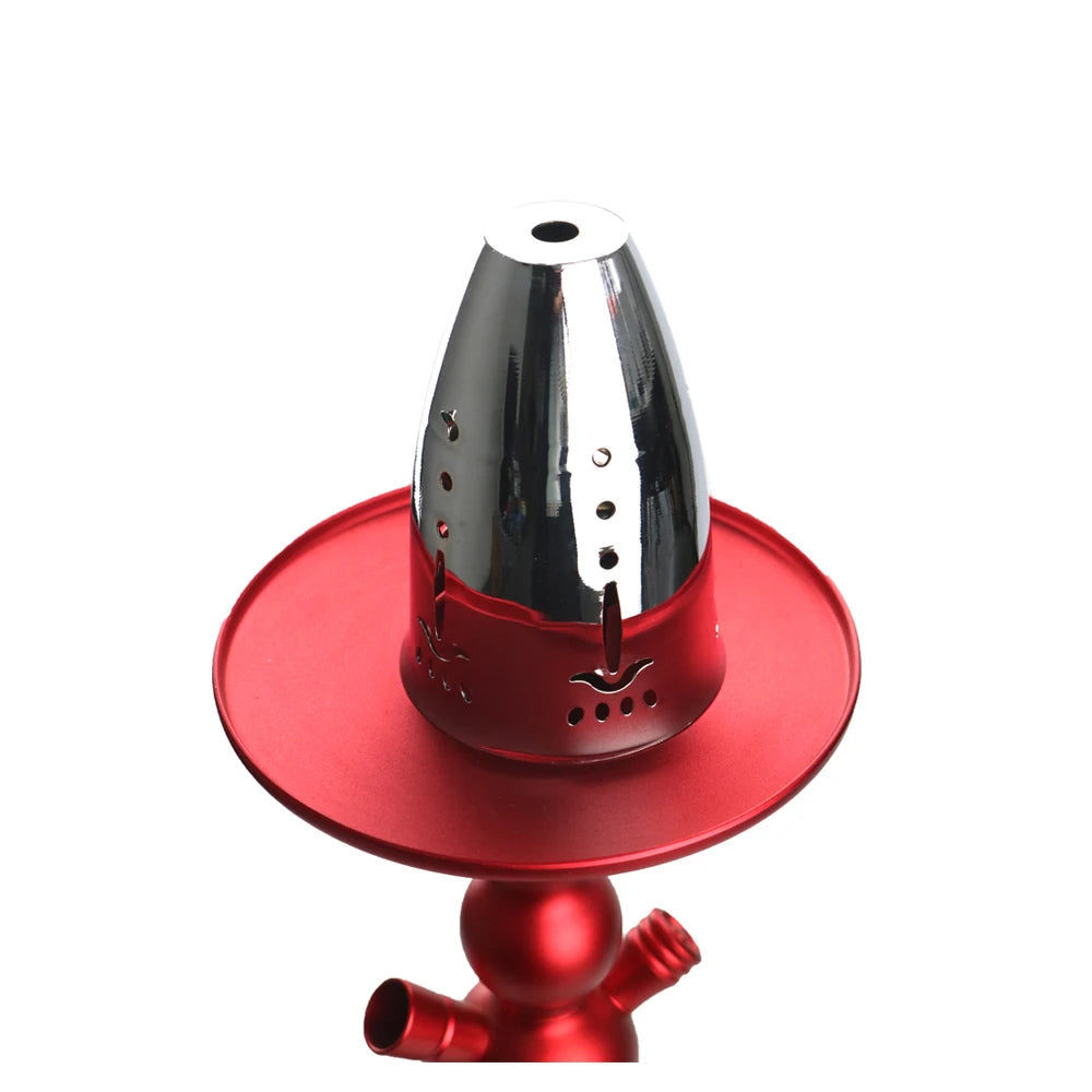 1PC Silver Metal Hookah Wind Cover For Shisha Hookahs Sheesha Chicha Narguile Accessories Gadget On The Top Vattenpipa