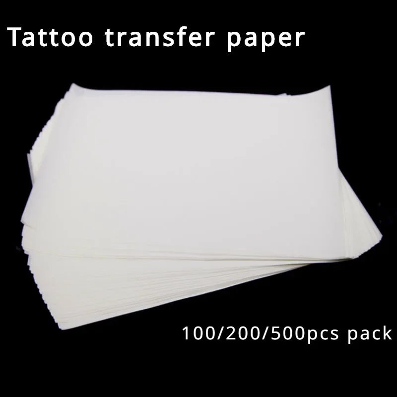 100/200/500pcs Tattoo Transfer Machine Special Copy Paper God Ink Transfer Paper A4 New Technology Inkjet Ink Tattoo Accessories