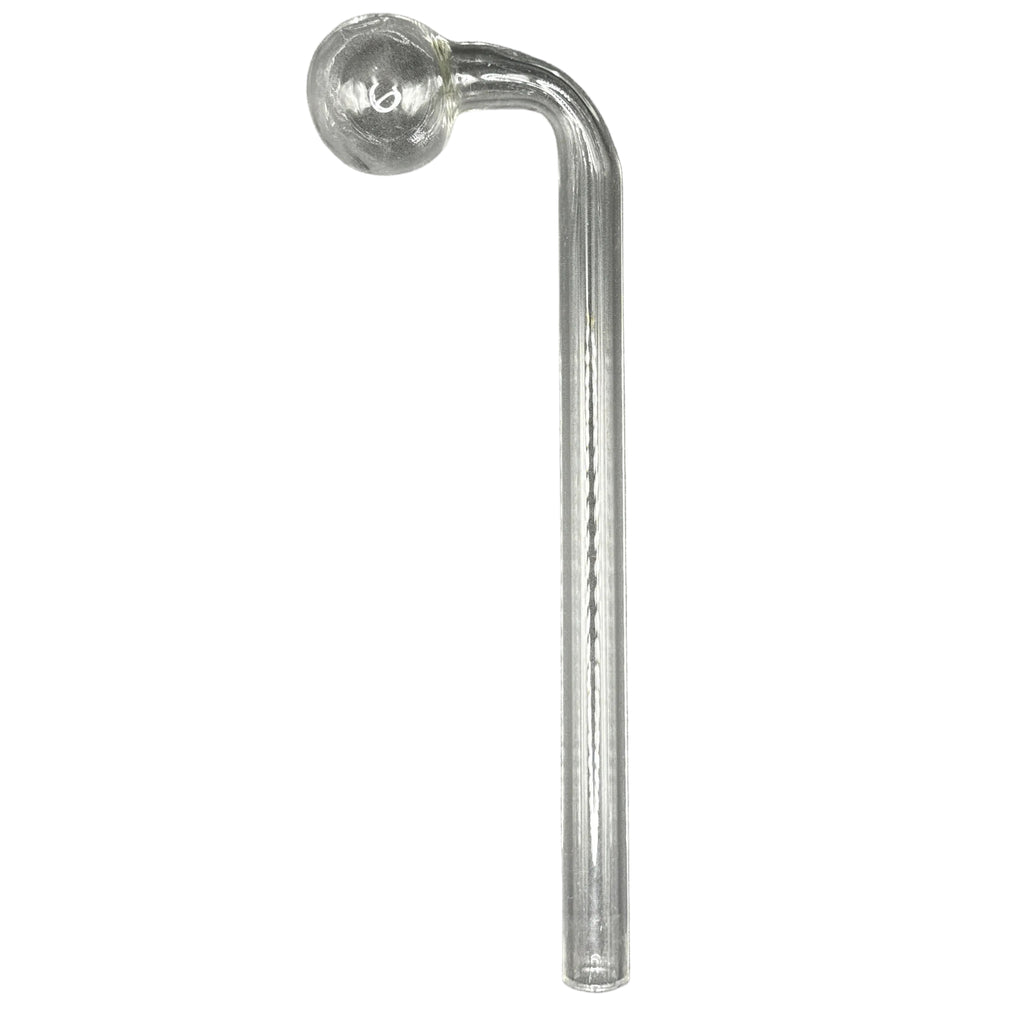Oil Burner Curved Large (6 Inch) “Clear”