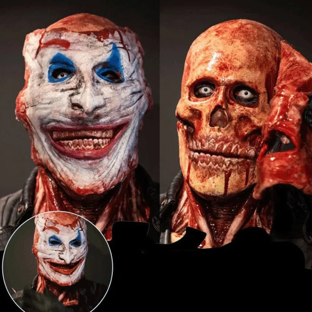 Double-Layer Halloween Costume Mask