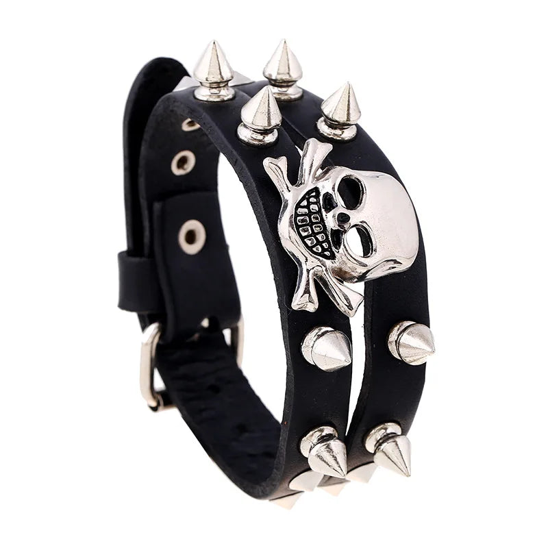 Leather Studded Bracelet
