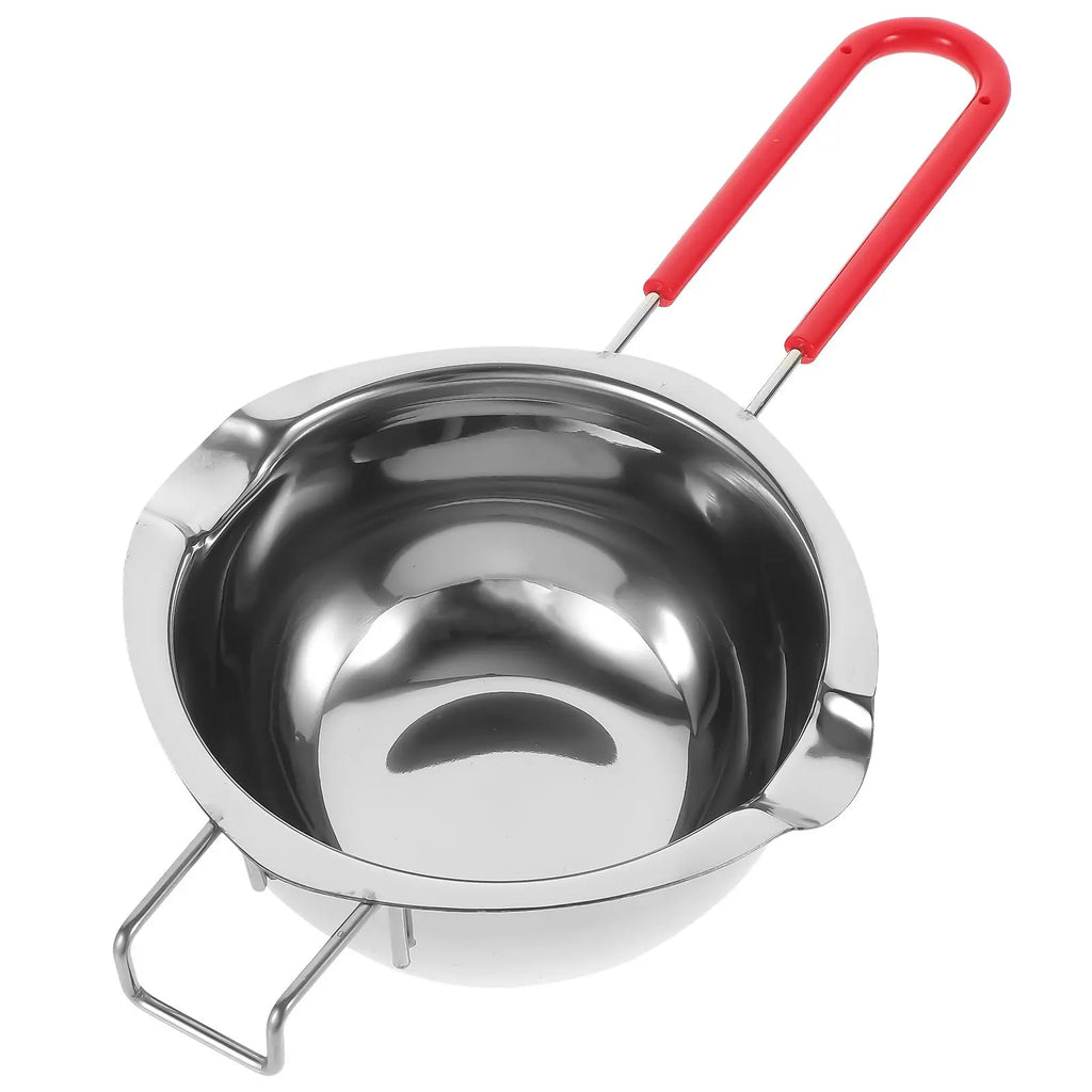 304 Stainless Steel Chocolate Melting Pot Double Boiler Butter Cheese Caramel Warmer Baking Cooking Tool Drip Spout Non Slip