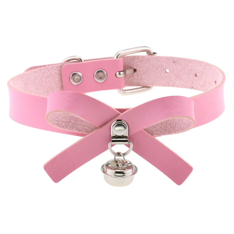 Punk Chain Heart Choker Collar