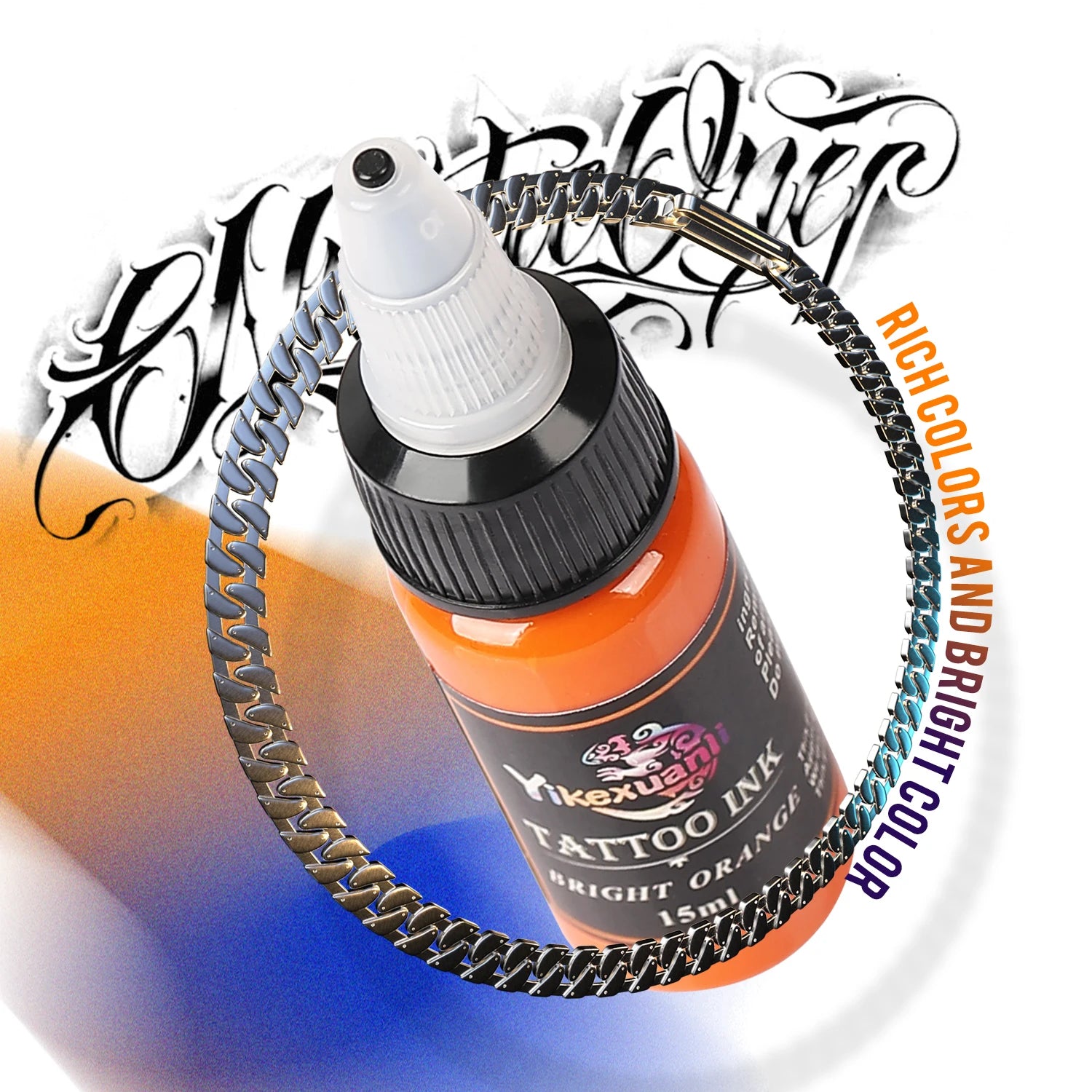 .51oz 16colors Tattoo Ink Pigment With Box Body Art Tattoo Kits Beauty Paints Makeup Tattoo Supplies Semi-permanent