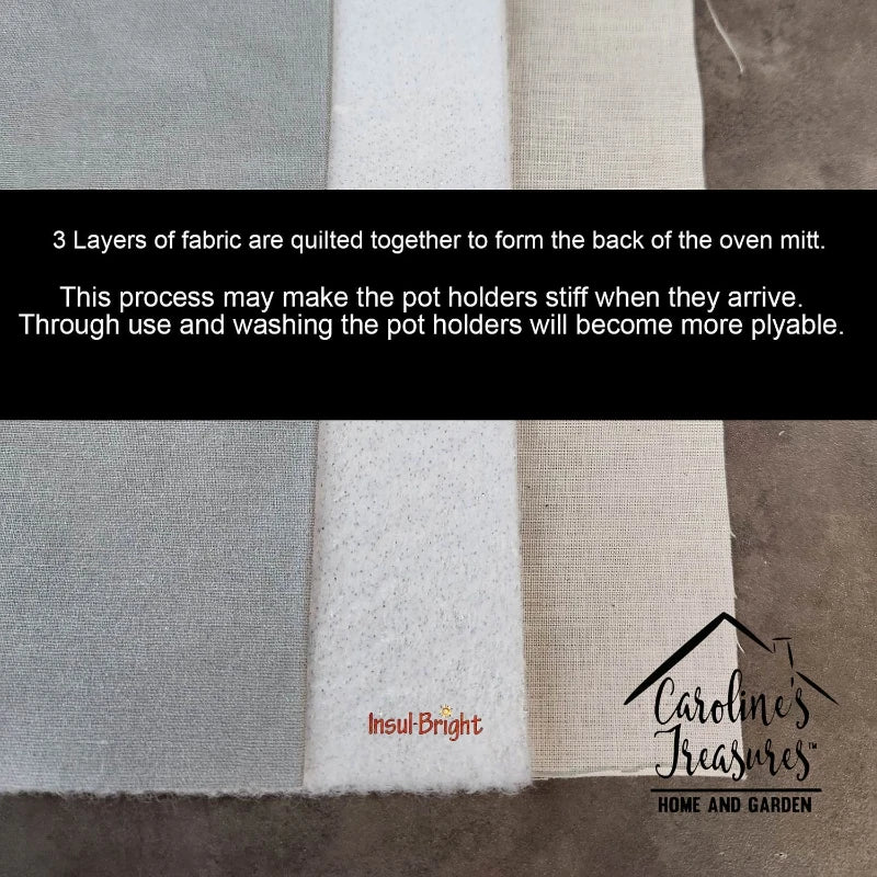 2Pcs Golden Retriever in Sunflower Heating Pad Set - Heat Resistant Pot Holders & Oven Mats Durable Non-Slip for Kitchen Cooking