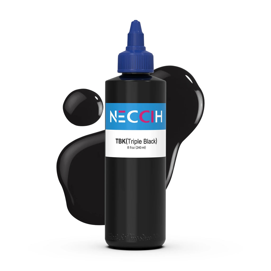 240ml Triple Black Professional Tattoo Ink