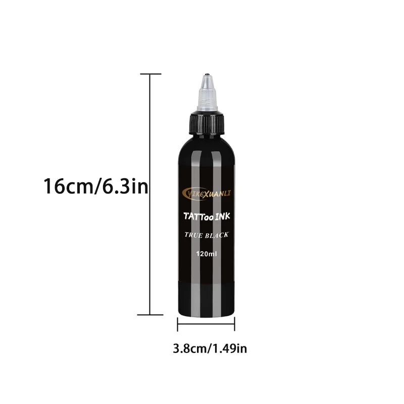 120ml Tattoo Ink - White, Black & Red