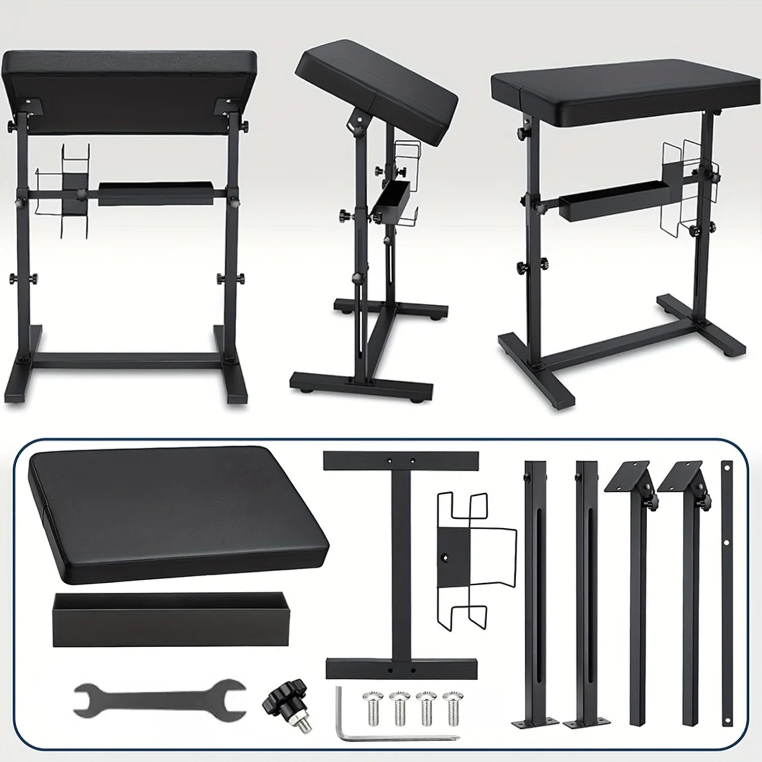 Tattoo Arm Rest Height & Angel Adjustable Tattoo Armrest Stand With Non-Slip Soft Sponge For Professional Tattoo Studio Supplies