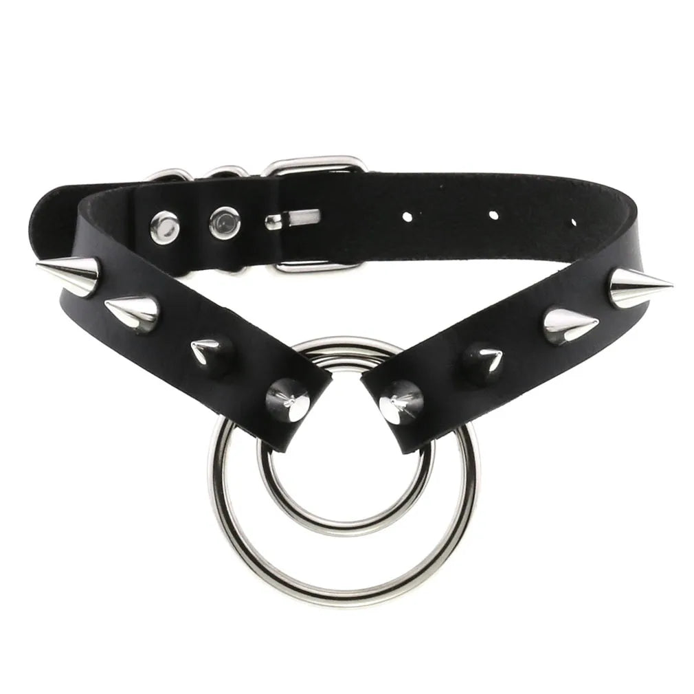 Gothic Punk Spike & Chain Choker Collection