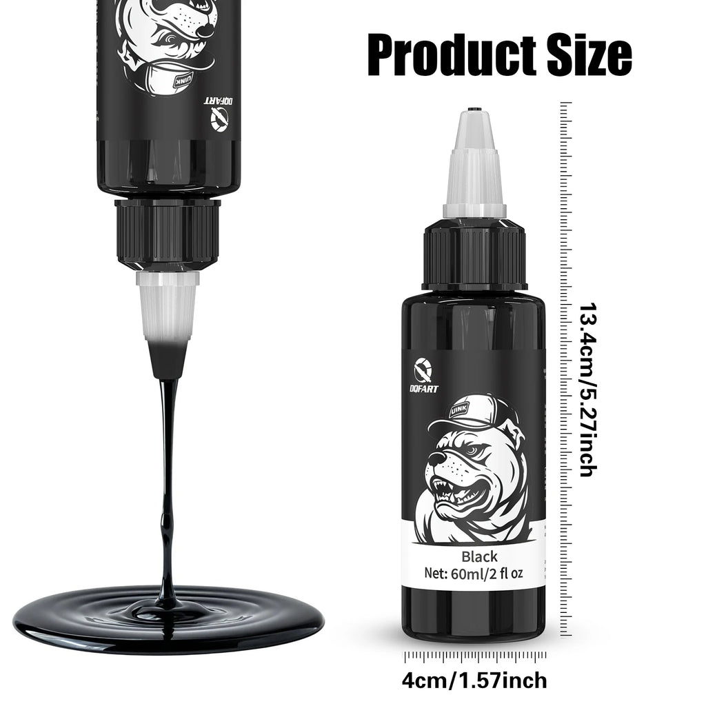 DQFART 60ml Black Tattoo Ink