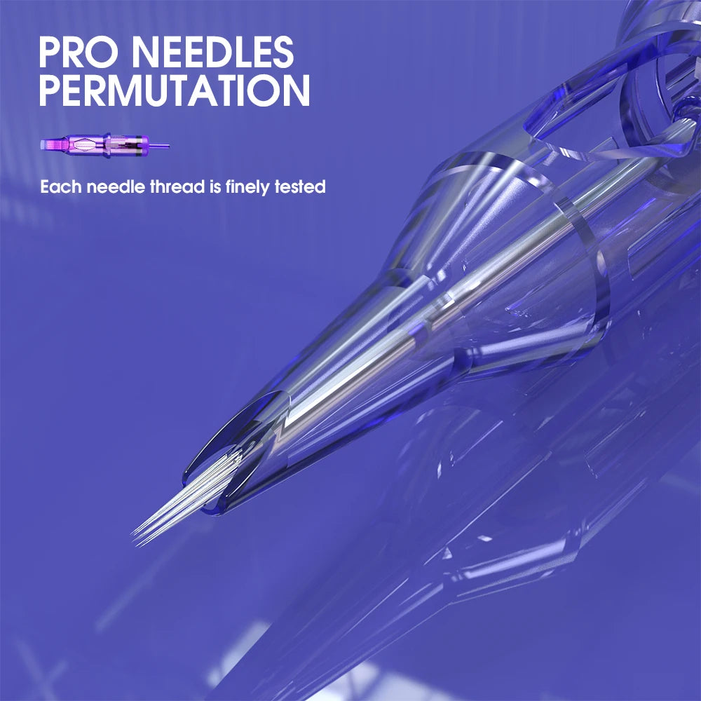 Mast Pro Boxed 1RL/3RL Tattoo Cartridge Needles Supply Permanent Makeup Needles Round Liner 0.35mm/0.30mm