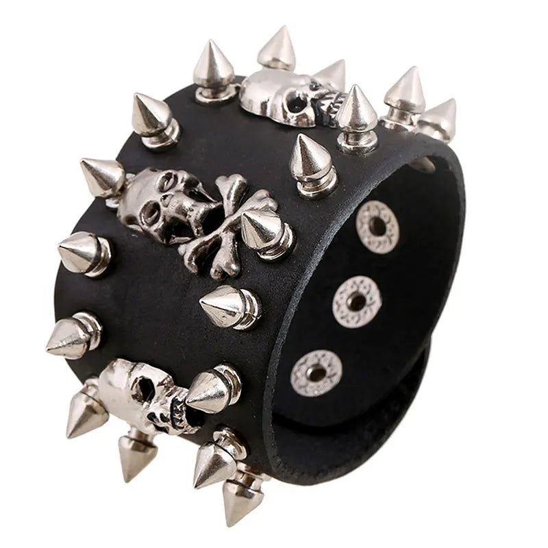 Leather Studded Bracelet