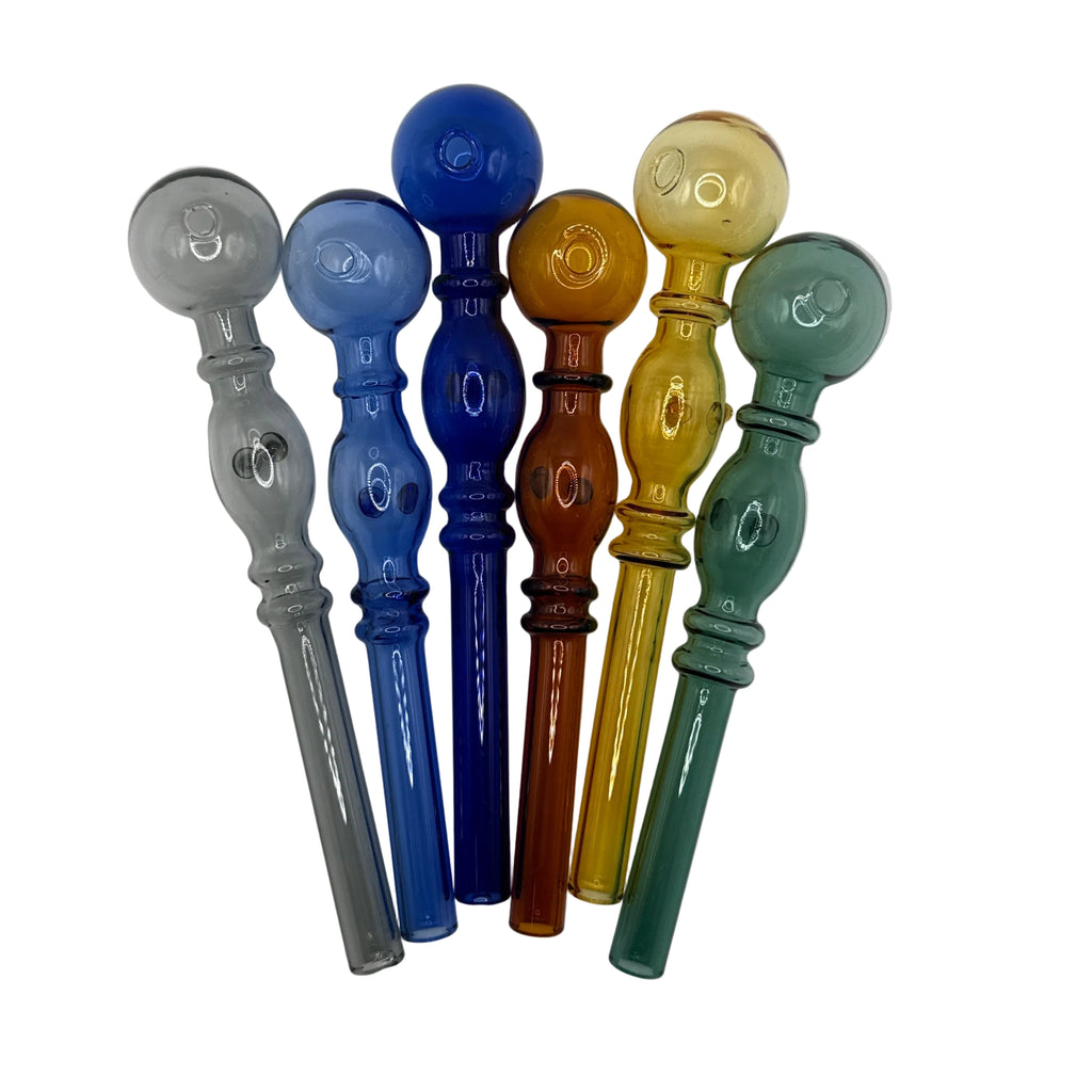 Oil Burner Glass (6 Inch) Fancy Assorted Mix Color