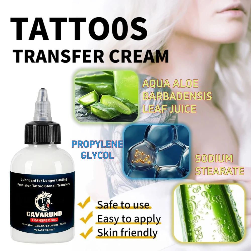 120ML 30ML Tattoo Transfer Gel Thermal Copier Professional Tattoo Stencil Magic Stuff Solution Cream Tattoo Supply