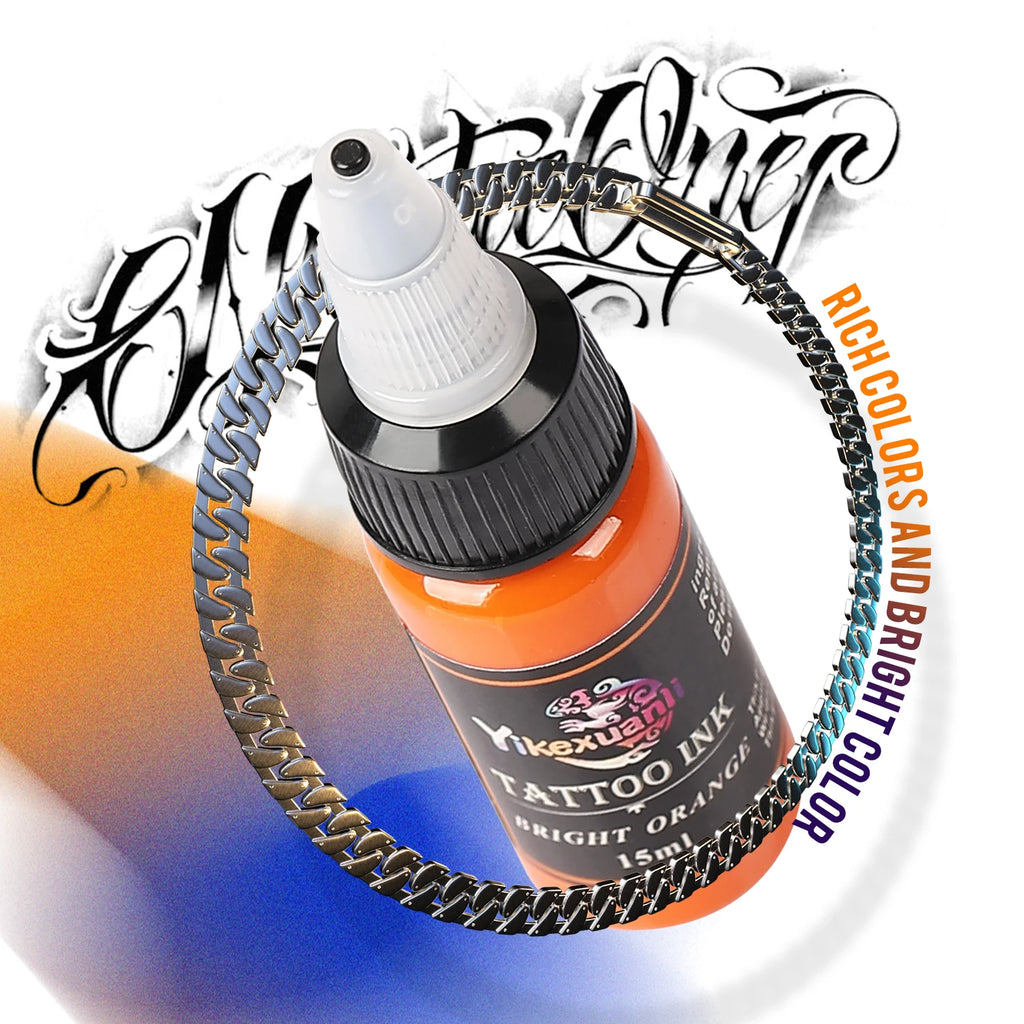 16-Color 15ml Tattoo Ink Set with Box
