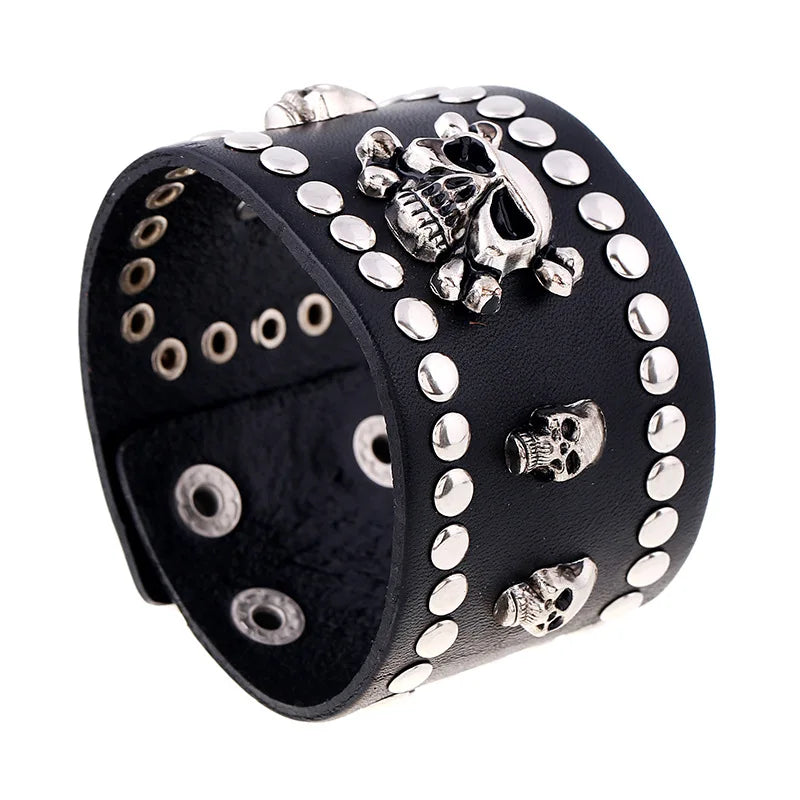 Leather Studded Bracelet