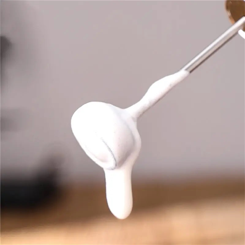 IALJ-Foam Maker Coffee Frother USB Rechargeable Speeds Mixer Electric Handle Blender Milk Mixing Cooking Tool Purple;