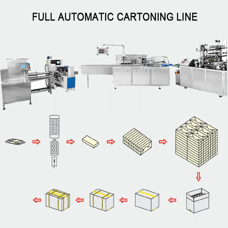 50g 100g 250g Full-automatic Cellophane Bags Molasses Hookah Shisha Tobacco Packing Machine