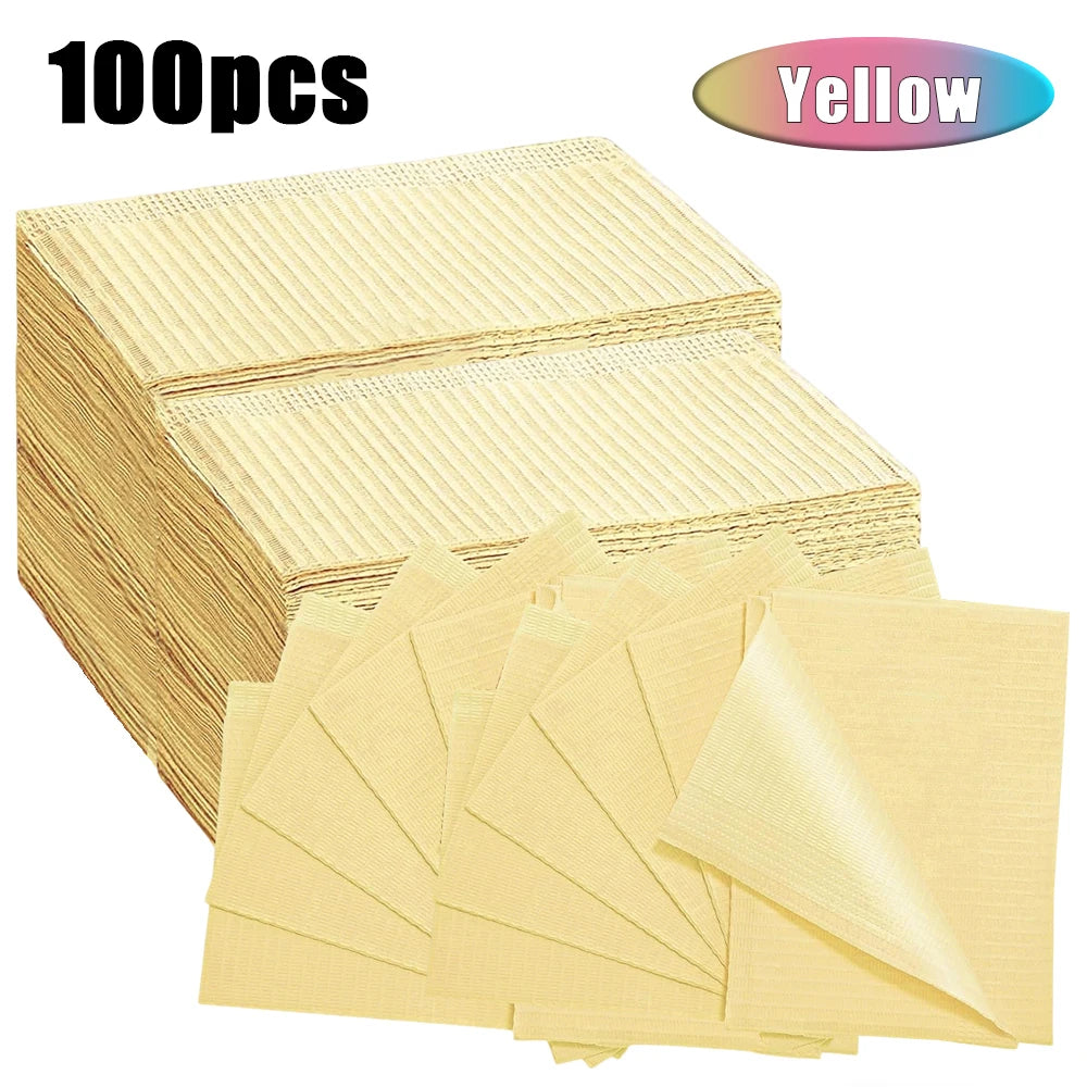 100/50/5pcs Disposable Waterproof Tattoo Clean Pad Wipes Dental