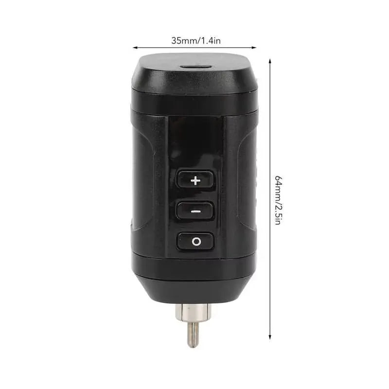 Portable RCA Tattoo Power Supply LCD Display Tattoo Pen Motor Machine Universal Wireless Tattoo Charging Battery 1800mAh