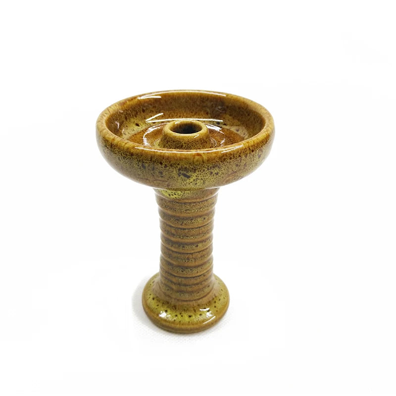 Ceramic Phunnel Hookah Bowl Funnel Hookha Flavor Cup Narguile Accessory Shisha Holder Nargila Container Nargile Parts for Burner