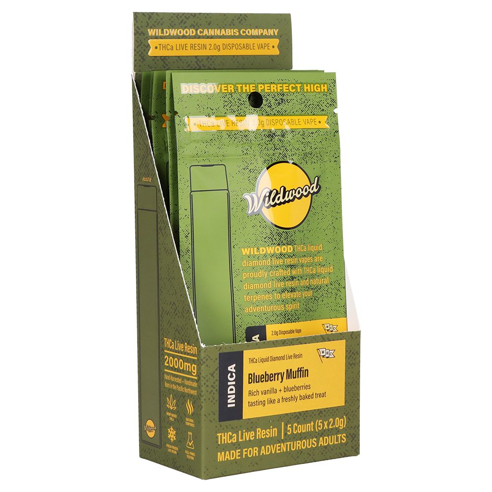 Wildwood Dispensary Grade Live Resin THCA Disposable | 2g | 5ct Display