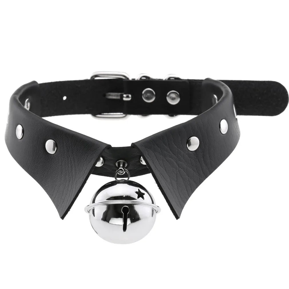 Punk Chain Heart Choker Collar