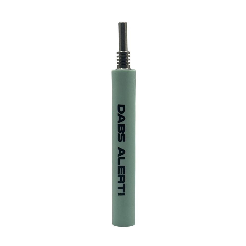 4" Dabs Alert! Silicone Straw with 10mm Nail – Assorted Colors