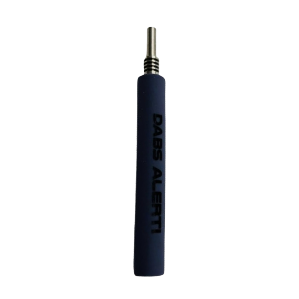 4" Dabs Alert! Silicone Straw with 10mm Nail – Assorted Colors