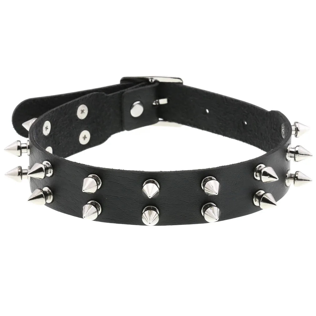 Gothic Punk Spike & Chain Choker Collection