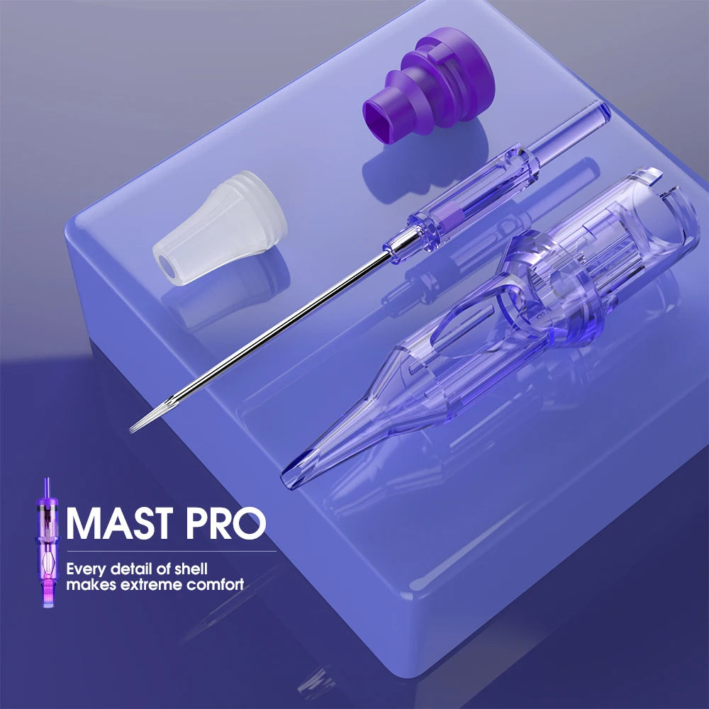 Mast Pro Boxed 1RL/3RL Tattoo Cartridge Needles Supply Permanent Makeup Needles Round Liner 0.35mm/0.30mm