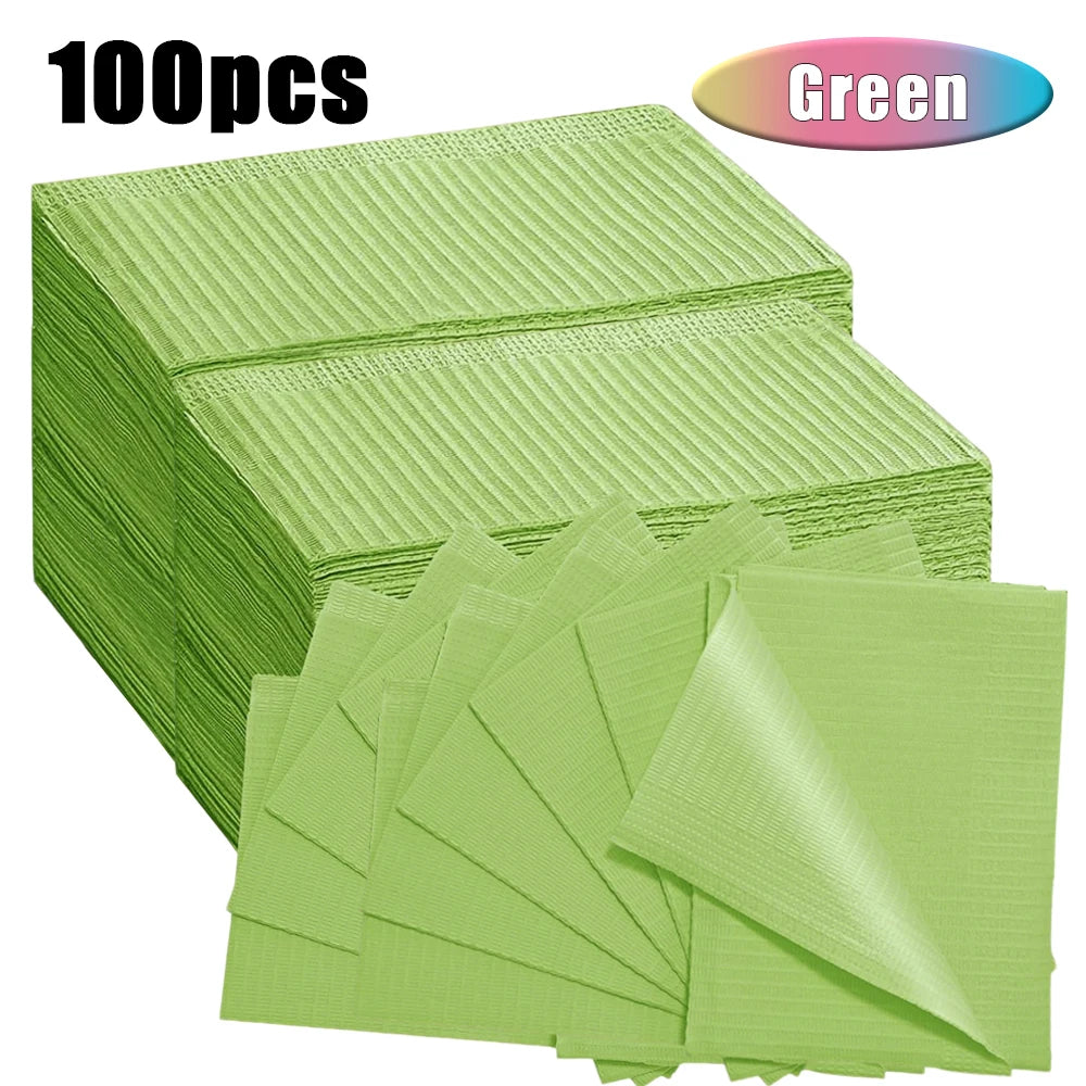 100/50/5pcs Disposable Waterproof Tattoo Clean Pad Wipes Dental