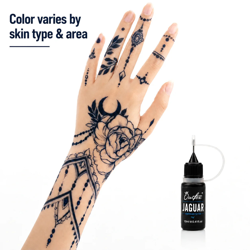 10ml Blue-Black Temporary Tattoo Gel