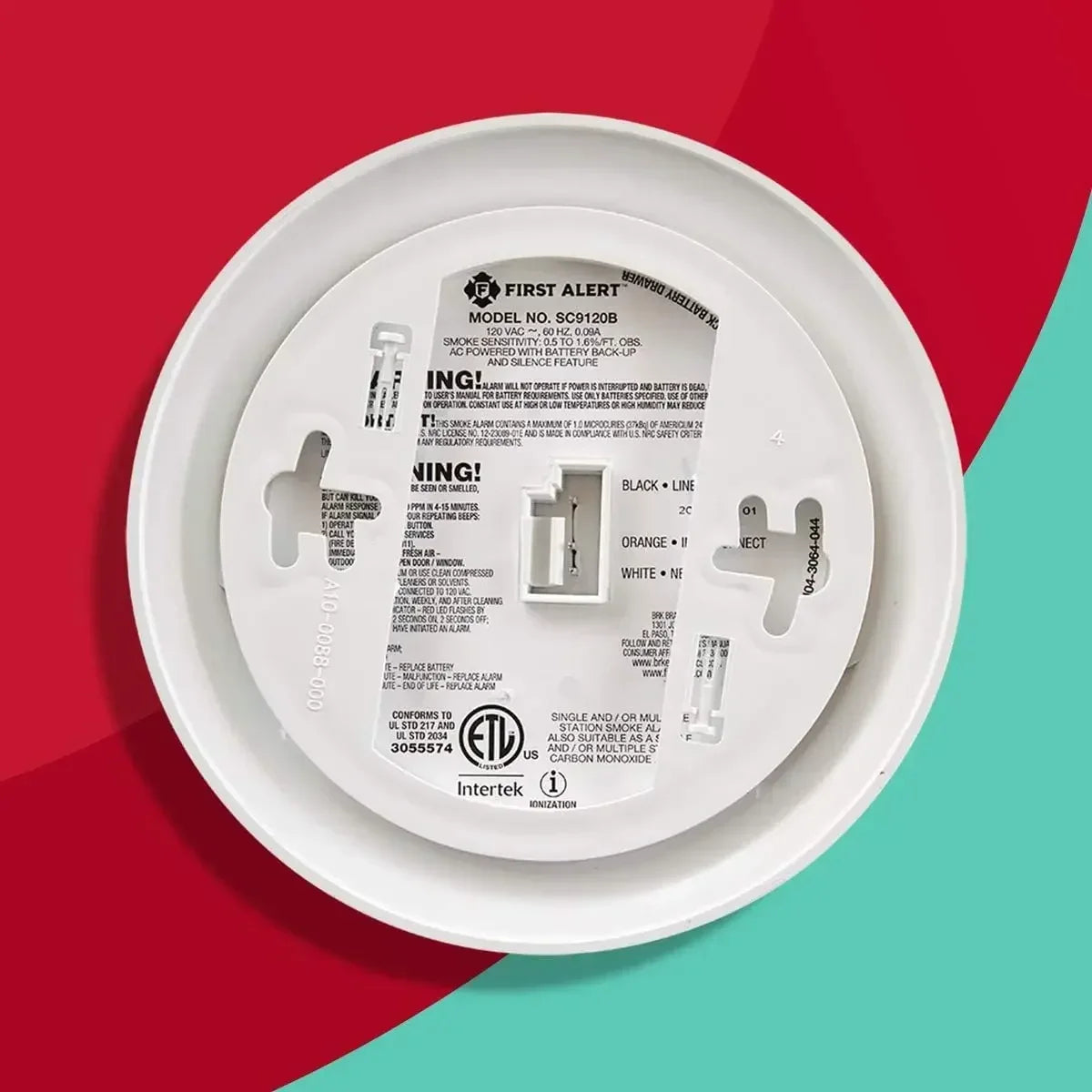 3 Hardwired Smoke and Carbon Monoxide (CO) Detector with Battery Backup