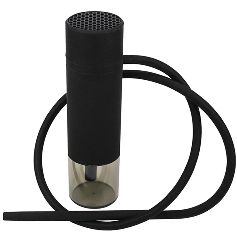 Acrylic 25cm Smoking Pipe Hookah Set with Ceramic Tobacco Grass Bowl Cigarette Holder Portable Shisha Pipa kit Gadgets for men