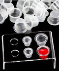 100pc S/M/L Plastic Disposable Microblading Tattoo Ink Cups Permanent