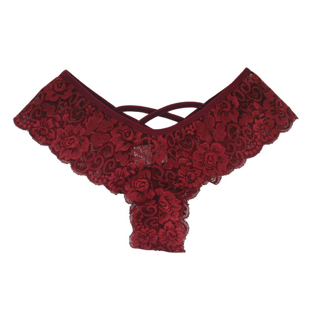 4 Pack Sexy Lace Underwear Lingerie Panties G-String Brief Thong