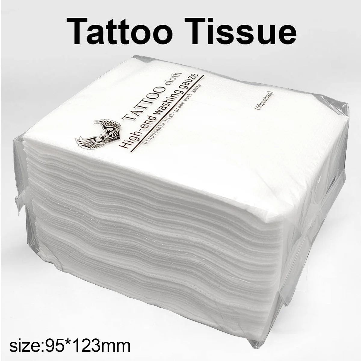 1/2/3pcs Disposable Tattoo Wipe Paper  Tattoo Cloth High-end Washing Gauze Permanent Makeup Cleanig Tattoo Supplies Accessories