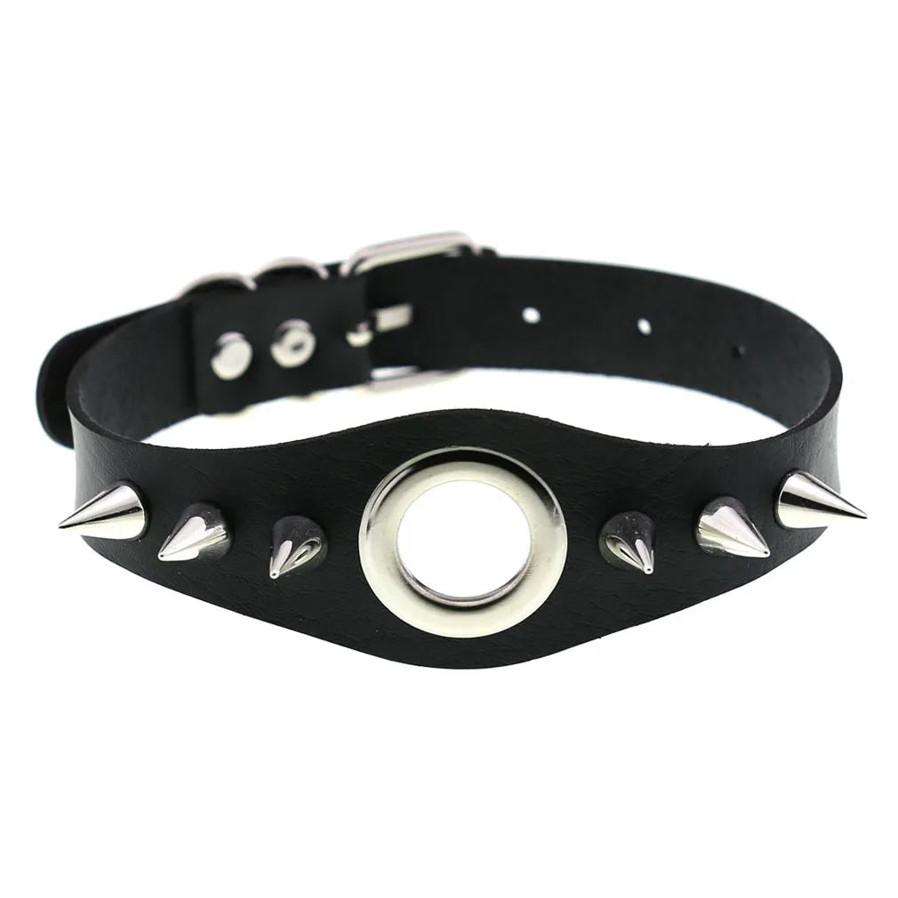 Gothic Punk Spike & Chain Choker Collection