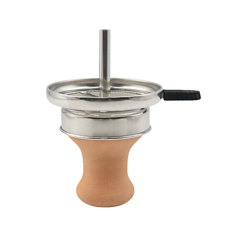 1PC Hookah Shisha Ceramic Five Holes Thermostable  Hookah Hose Handle Accessories