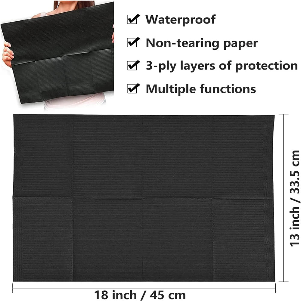 100/50/5pcs Disposable Waterproof Tattoo Clean Pad Wipes Dental