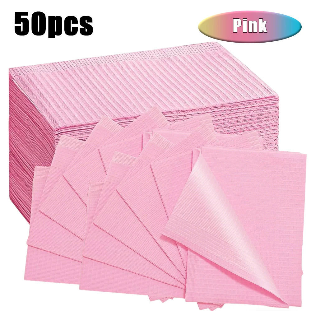 100/50/5pcs Disposable Waterproof Tattoo Clean Pad Wipes Dental