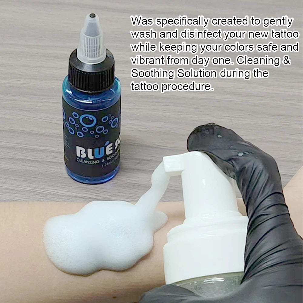 KVM Tattoo Blue Soap