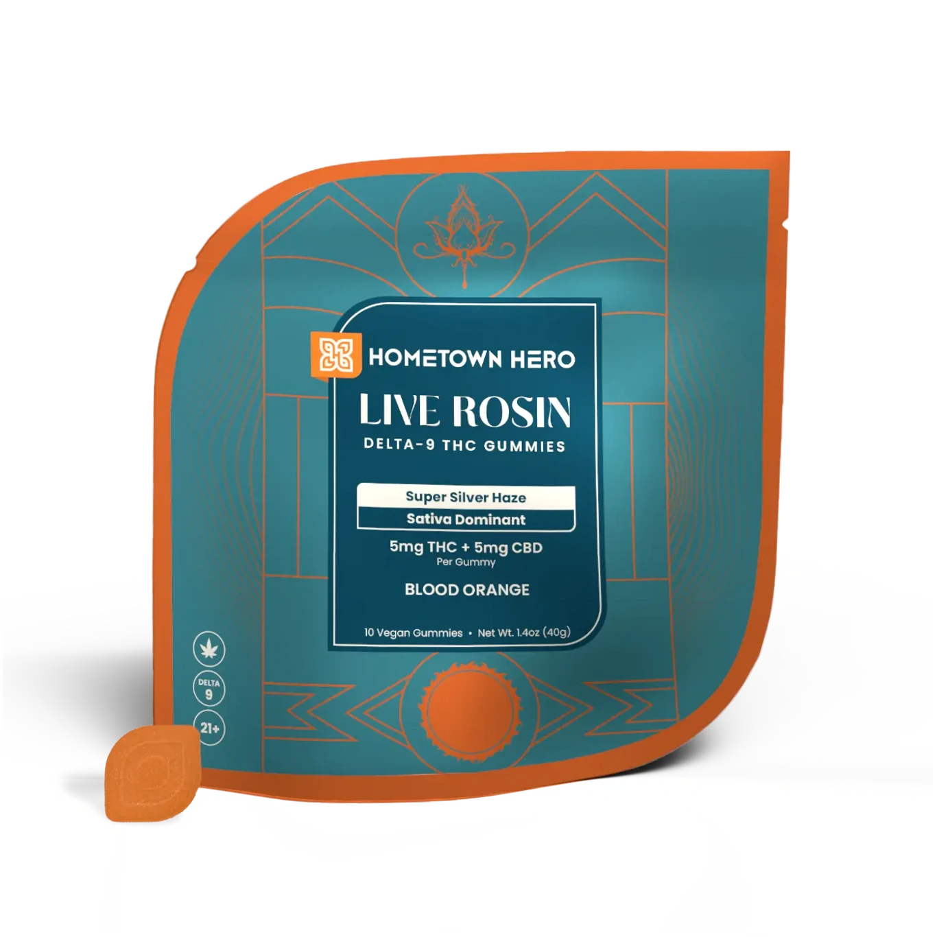 Hometown Hero - Delta 9 Live Rosin Gummies
